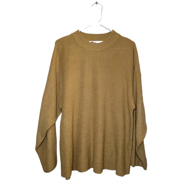 Free People FP Beach High Neck Knit Bell Sleeve Oversized Sweater Size XS - Picture 1 of 11